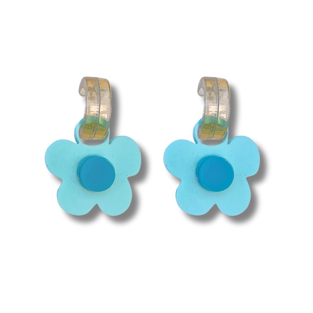 Aro metacrilato flor azul