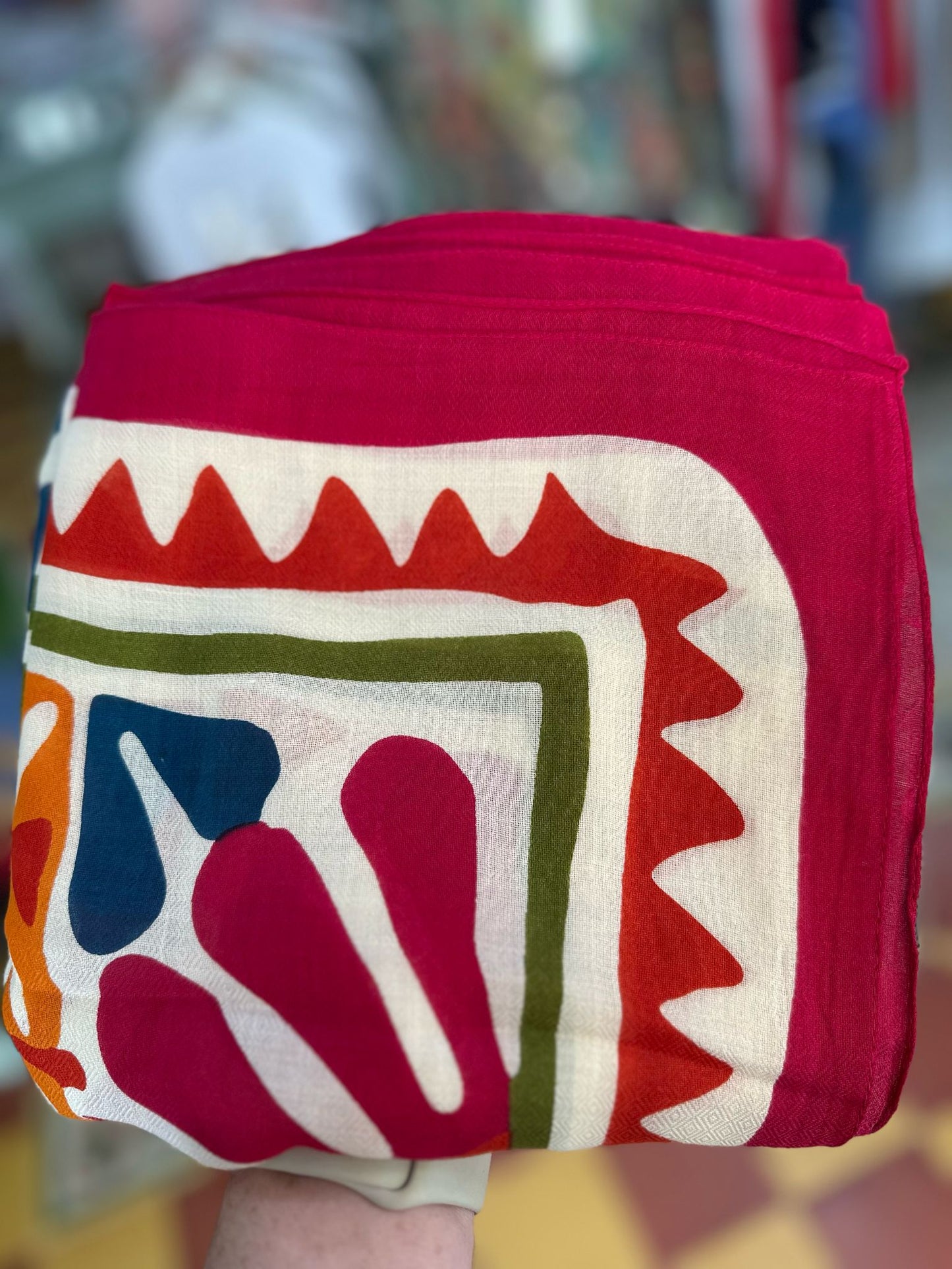 Pañuelo fucsia