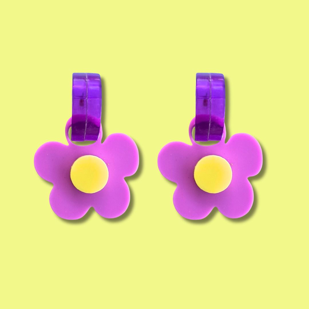 Aro metacrilato flor rosa