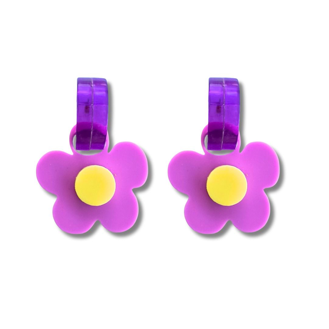Aro metacrilato flor rosa