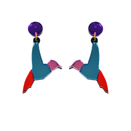 Pendientes Colibrí