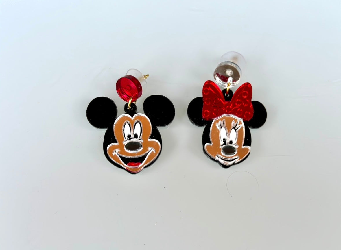Pendientes Mickey y Minnie