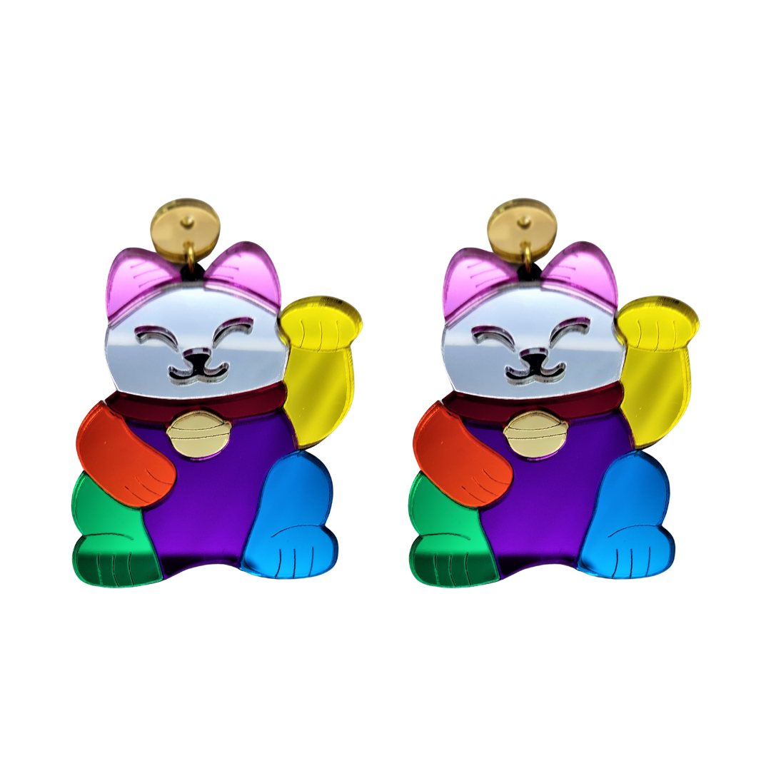 Pendientes Maneki-Neko