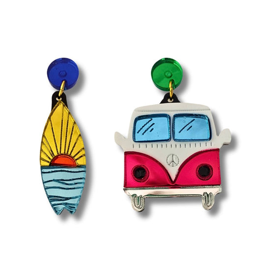 Tabla Surf y furgoneta