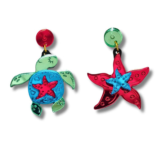 Tortuga y estrella