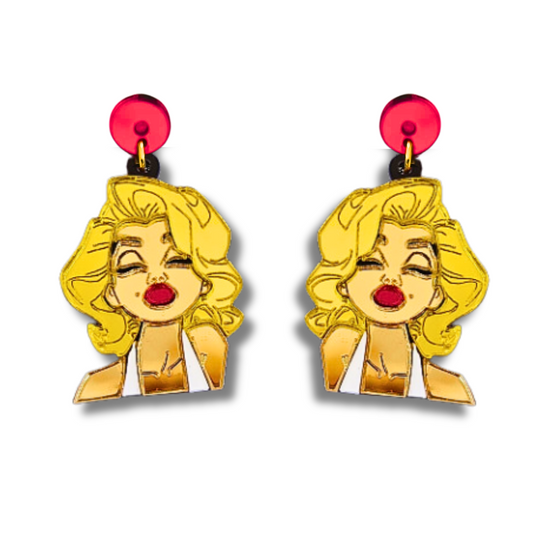 Pendientes Marilyn Monroe